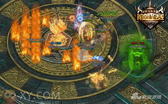 3V3对战 XY游戏《蓝月传奇》诠释战法道配合