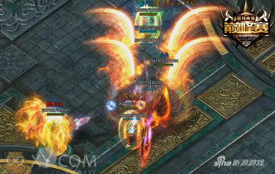 3V3对战 XY游戏《蓝月传奇》诠释战法道配合