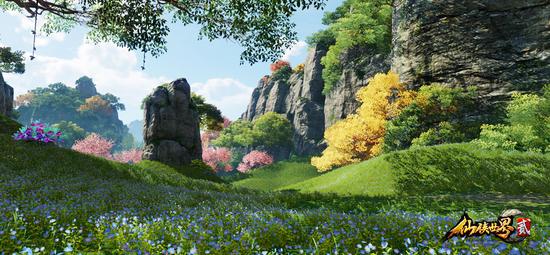 《仙侠世界2》中恢弘壮丽的游戏场景