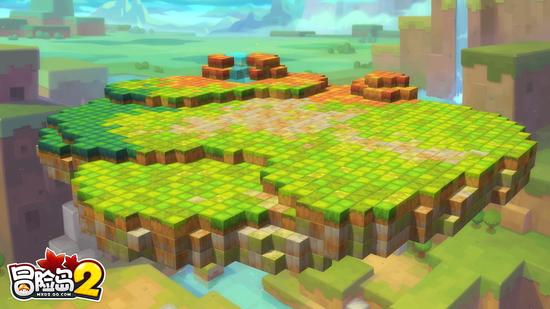 空荡荡的“咩咩岛”等你来搭建