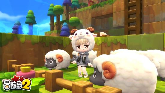 预约活动专属时装咩咩羊帽子