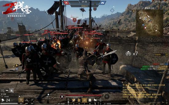 攻城激战，与敌军部队遭遇