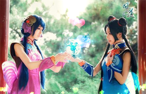 配图4：《问道》coser精美原画