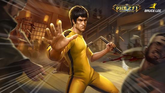 《英魂之刃》李小龙英雄原画