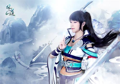 配图3：《问道》coser精美原画