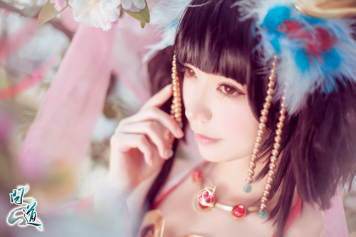 配图5：《问道》coser精美原画