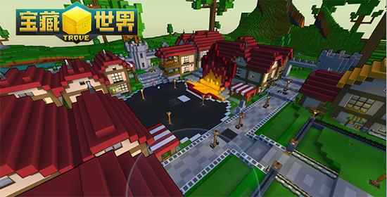 图7 《宝藏世界》秋季皮纳塔公会工业区主广场