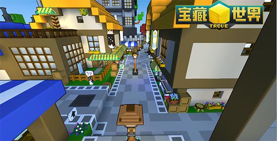 图12 《宝藏世界》秋季皮纳塔公会街景