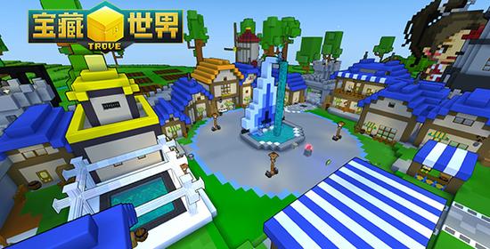 图6 《宝藏世界》秋季皮纳塔公会贸易区主广场