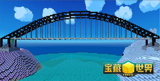 图13 《宝藏世界》秋季皮纳塔公会不同地域间有跨海大桥