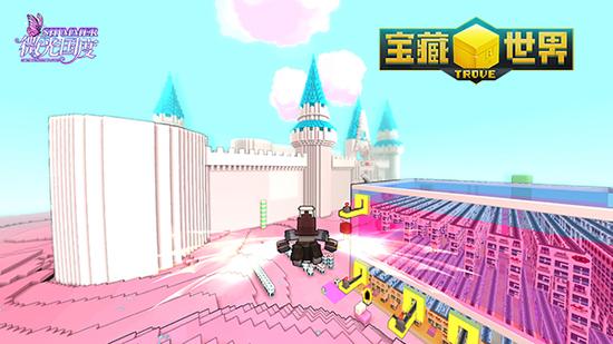 图2 微光国度糖果堡部分风景