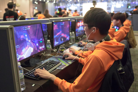 《守望先锋》韩国8强战队正在比赛