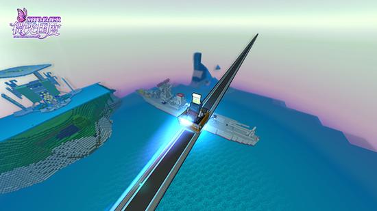 所有建筑将以铁路网形式用音轨串联