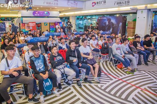 现场热情的观众