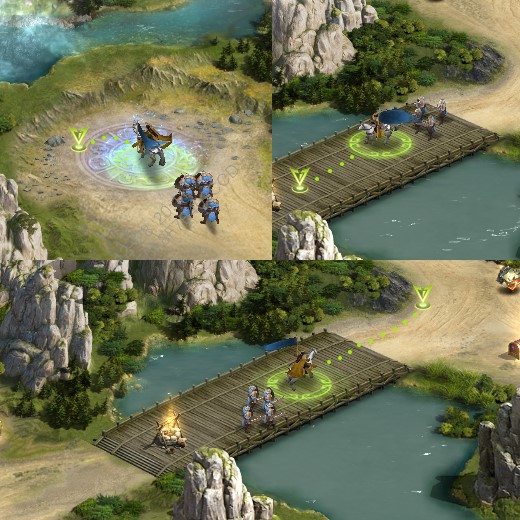 新的自由移动将采用目标路径的方式引导移动