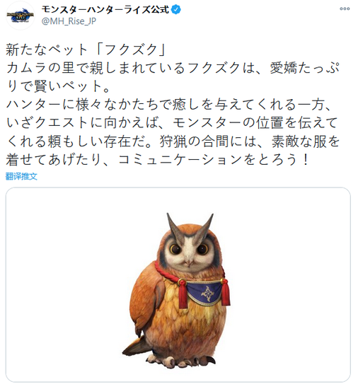 怪物猎人 崛起 新情报 接待员 新宠物等介绍公开 怪物猎人 崛起 新情报 接待员 新宠物等介绍公开