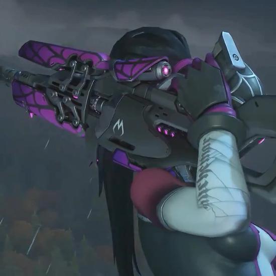 守望先锋黑百合蜘蛛女王新皮肤曝光性感纹身