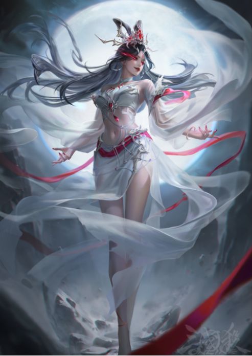 全新“魔”系列武将【魔貂蝉】原画曝光