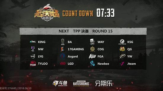 总决赛16支参赛队伍