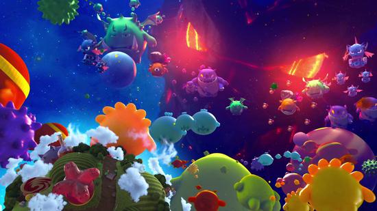 由韩国团队制作的《球球大作战》CG截图