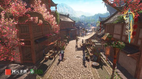 《古剑奇谭三》鄢陵街市