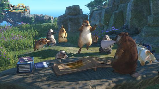 众鼠欢庆“大葱奇谭”研发成功