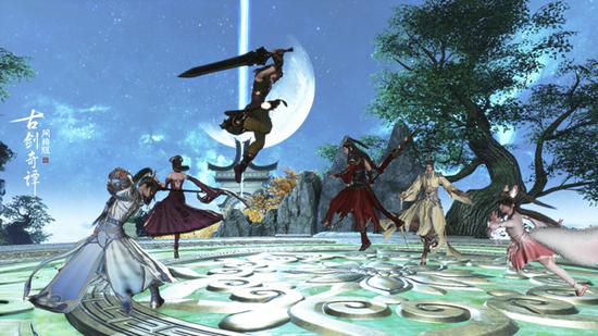 在3V3竞技场“临空星涧”战斗