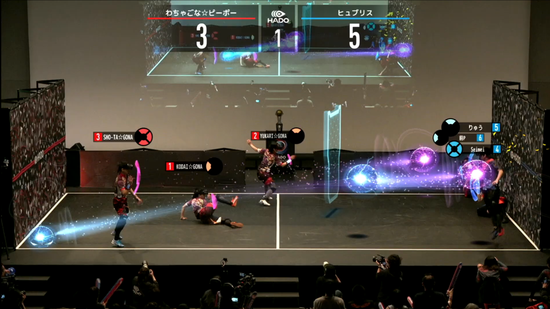 图注：2019 年 HADO 全球世界杯现场照