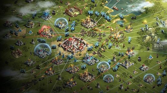 “点对点拉线”的模式适合全局战场，但并不适合一个需要探索的模式