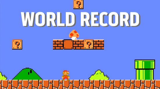 新世界记录 玩家蒙眼速通《超级马里奥兄弟》