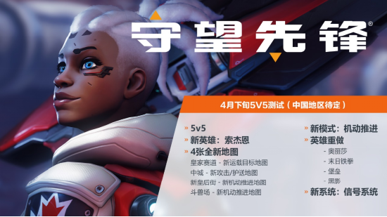 《守望先锋》的新纪元即将开启：4月下旬5V5测试