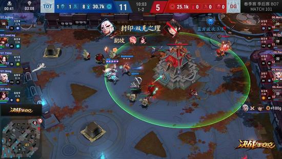 TOT妖狐侧翼切入完成1换4