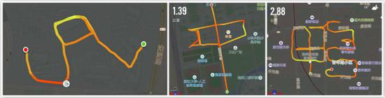 浙江中国美术学院学生彩虹跑助威