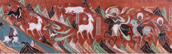 [敦煌壁画-鹿王本生图]