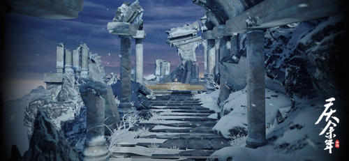 （神庙内石栈路）