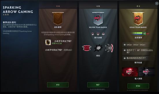 SAG战队应援团内容一览