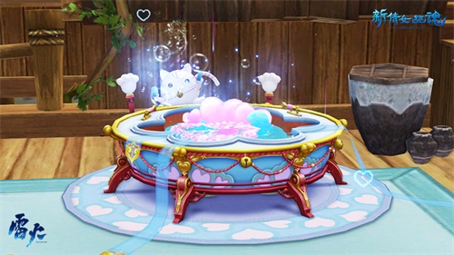 家园装饰物——萌喵泡泡浴