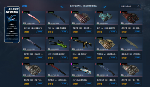 （IGXE平台上的租赁活动）