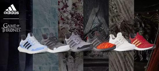 （阿迪达斯“权游”联名版UltraBOOST系列跑鞋）