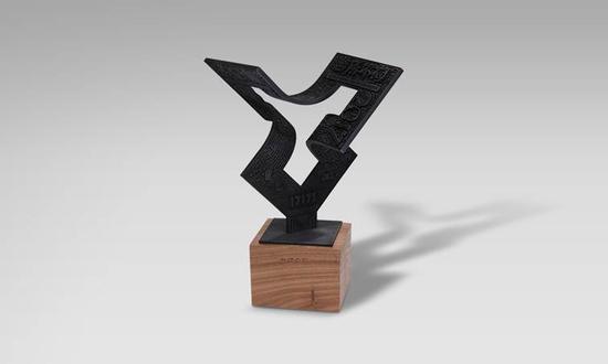 17173游戏风云榜营销奖奖杯图