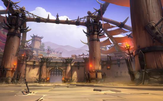 《无境战地》高精度场景原画