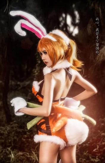 花木兰萌系兔女郎cos