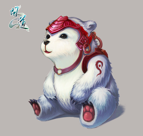 《问道》北极熊精美原画