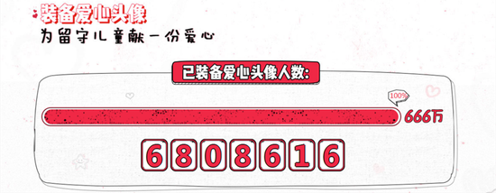 英雄联盟玩家超额完成装备爱心头像公益活动目标