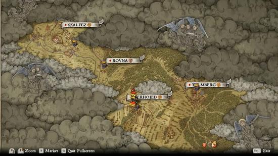 在游戏中的这个地图位置,玩家能见到一匹名为"roach"的马,玩过《巫师3