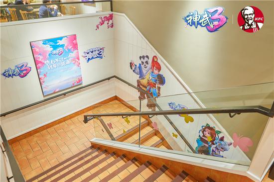 主题店楼梯转角