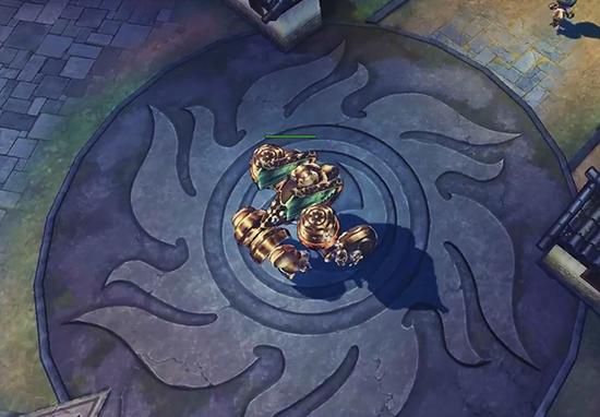 机械黄铜质感的巨大守门人(gatekeeper)搭配东洋元素带来奇异的观感