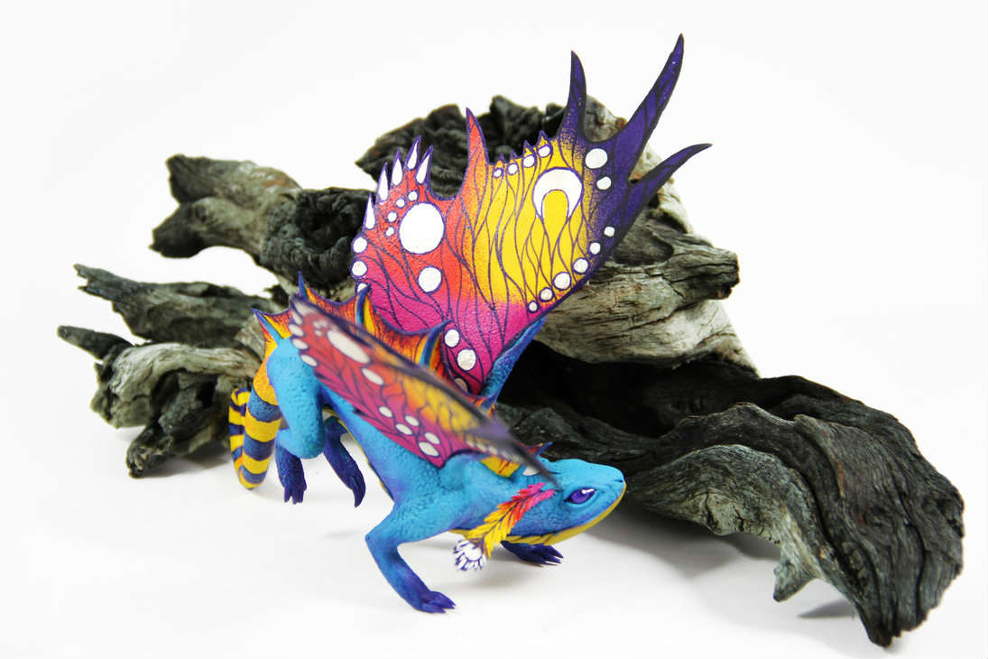 玩家手工作品:栩栩如生 原始丛林间的秘宝精灵龙