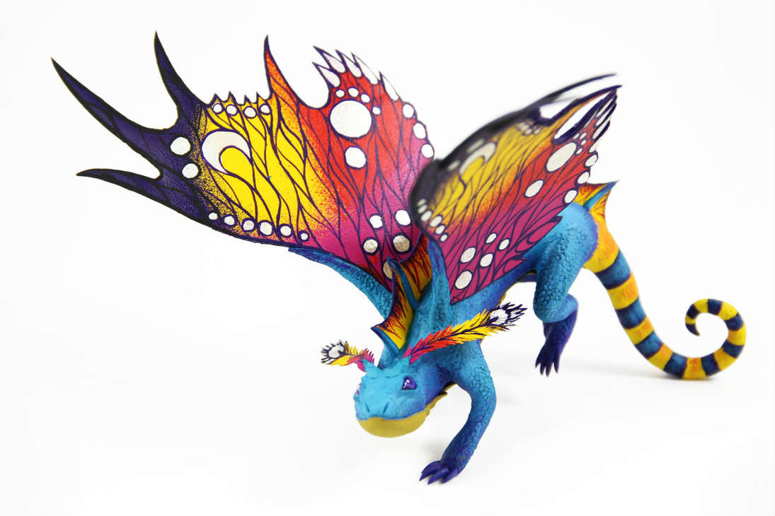 玩家手工作品:栩栩如生 原始丛林间的秘宝精灵龙