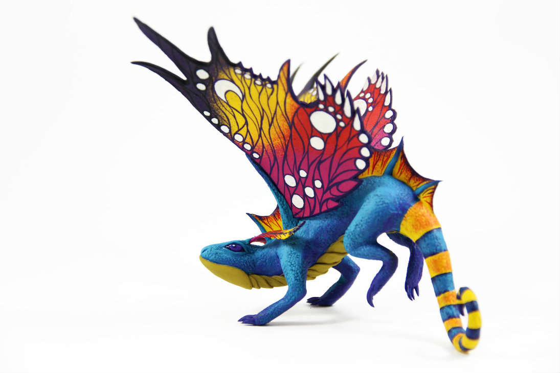 玩家手工作品:栩栩如生 原始丛林间的秘宝精灵龙